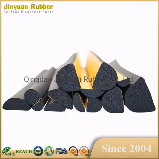 China Factory EPDM Sponge Foam Rubber Sealing Strip Gasket Seal for Door and Window